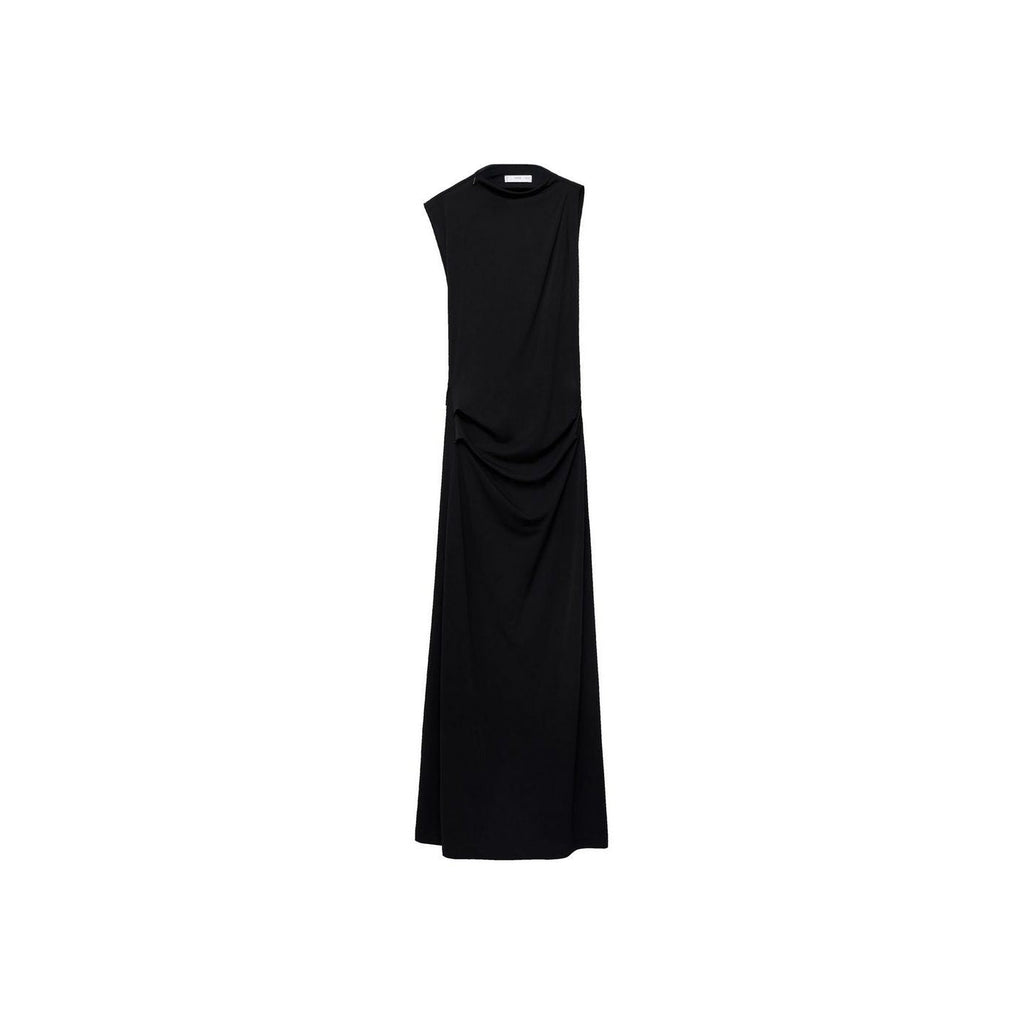 Robe Drapée Fente Latérale