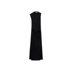 Robe Drapée Fente Latérale