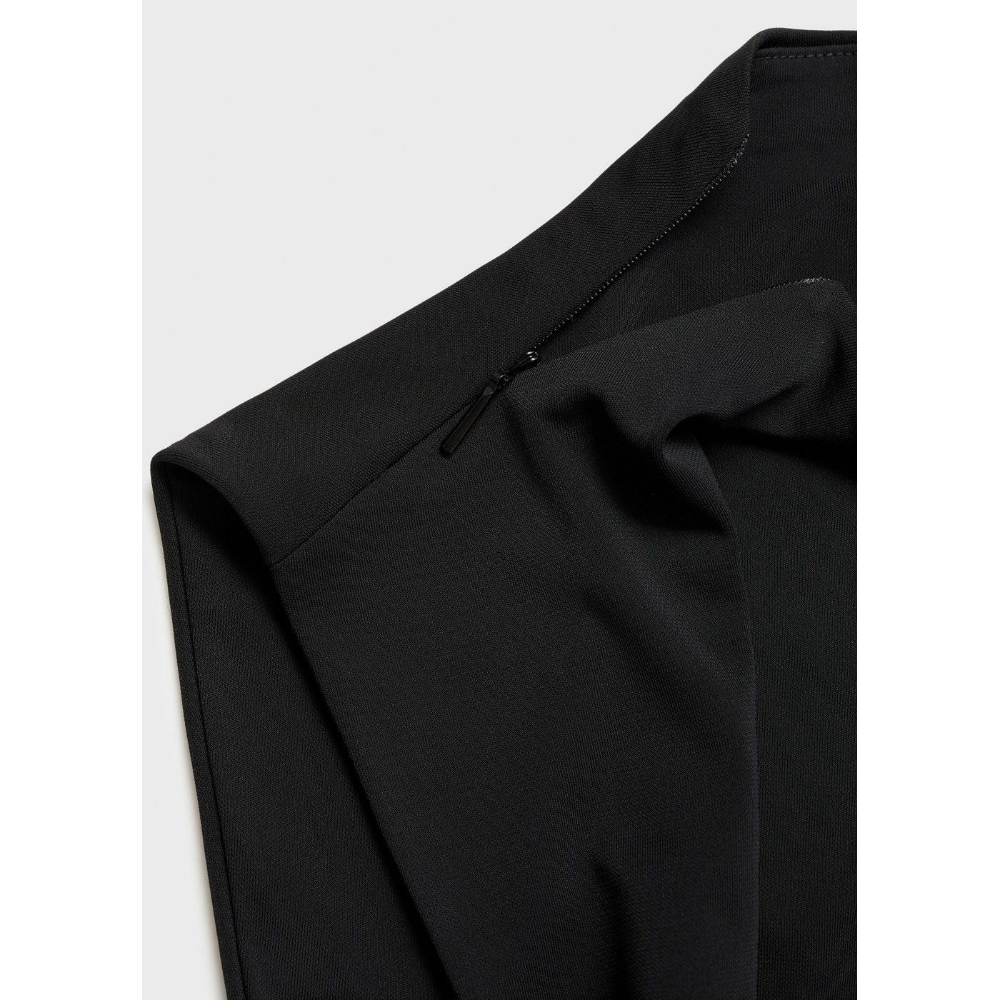 Robe Drapée Fente Latérale