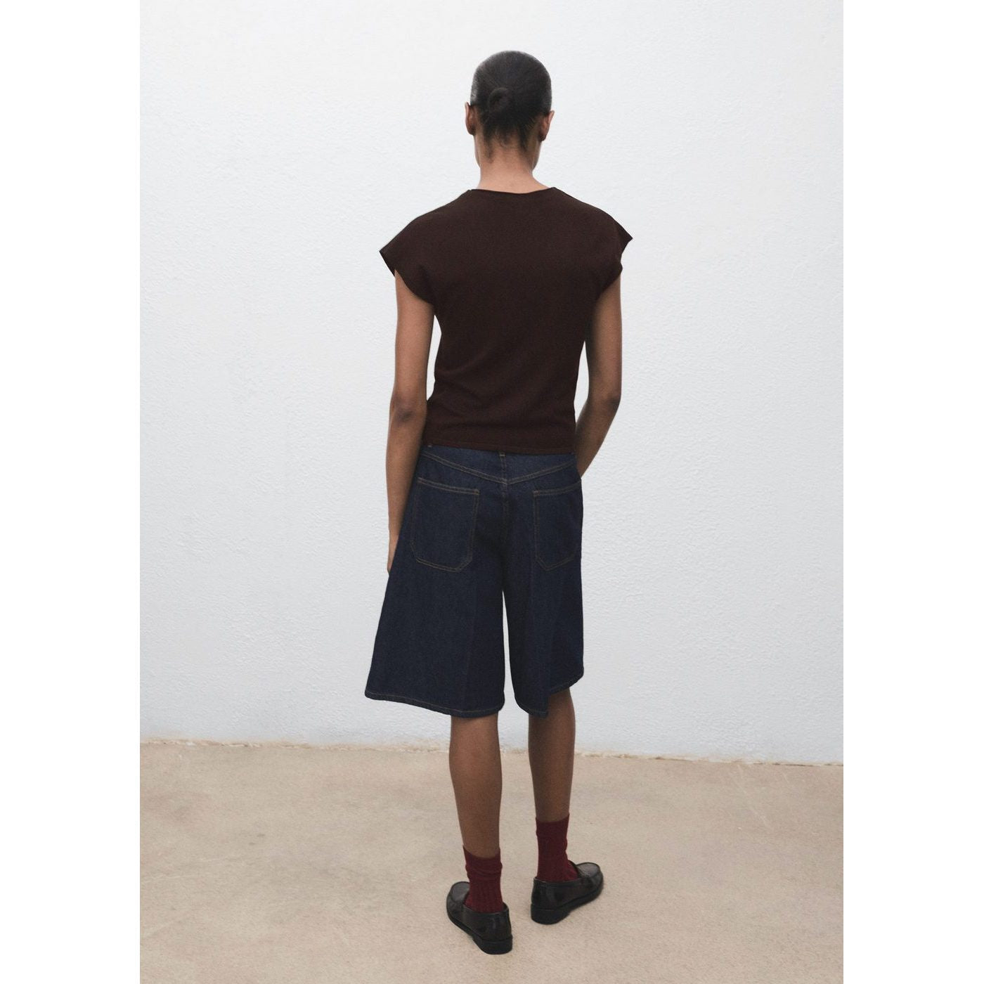 Pull-Over Maille Fine Manches Courtes