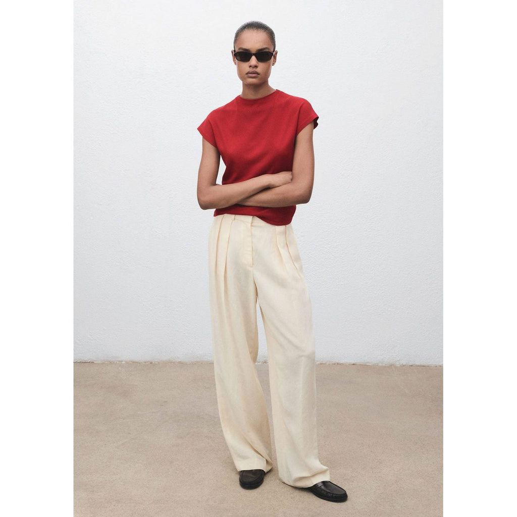 Pull-Over Maille Fine Manches Courtes