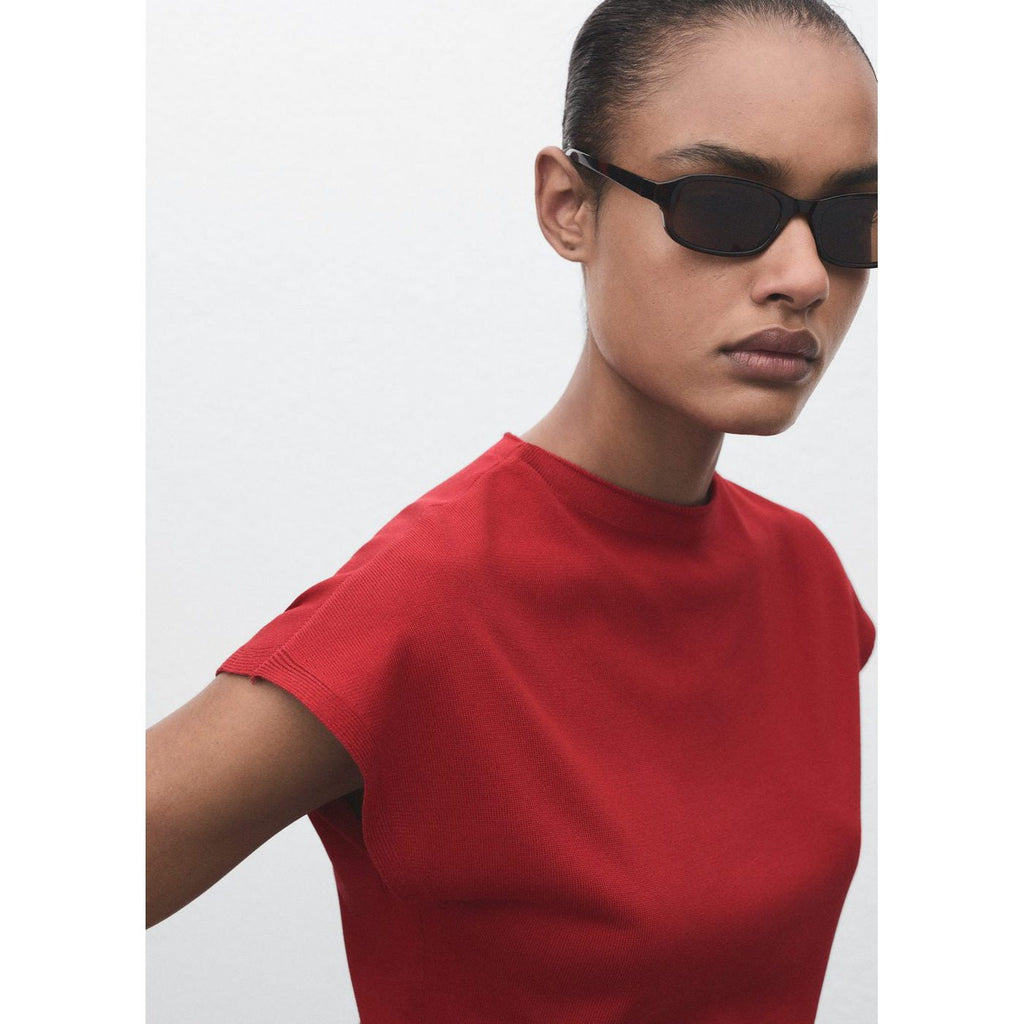 Pull-Over Maille Fine Manches Courtes