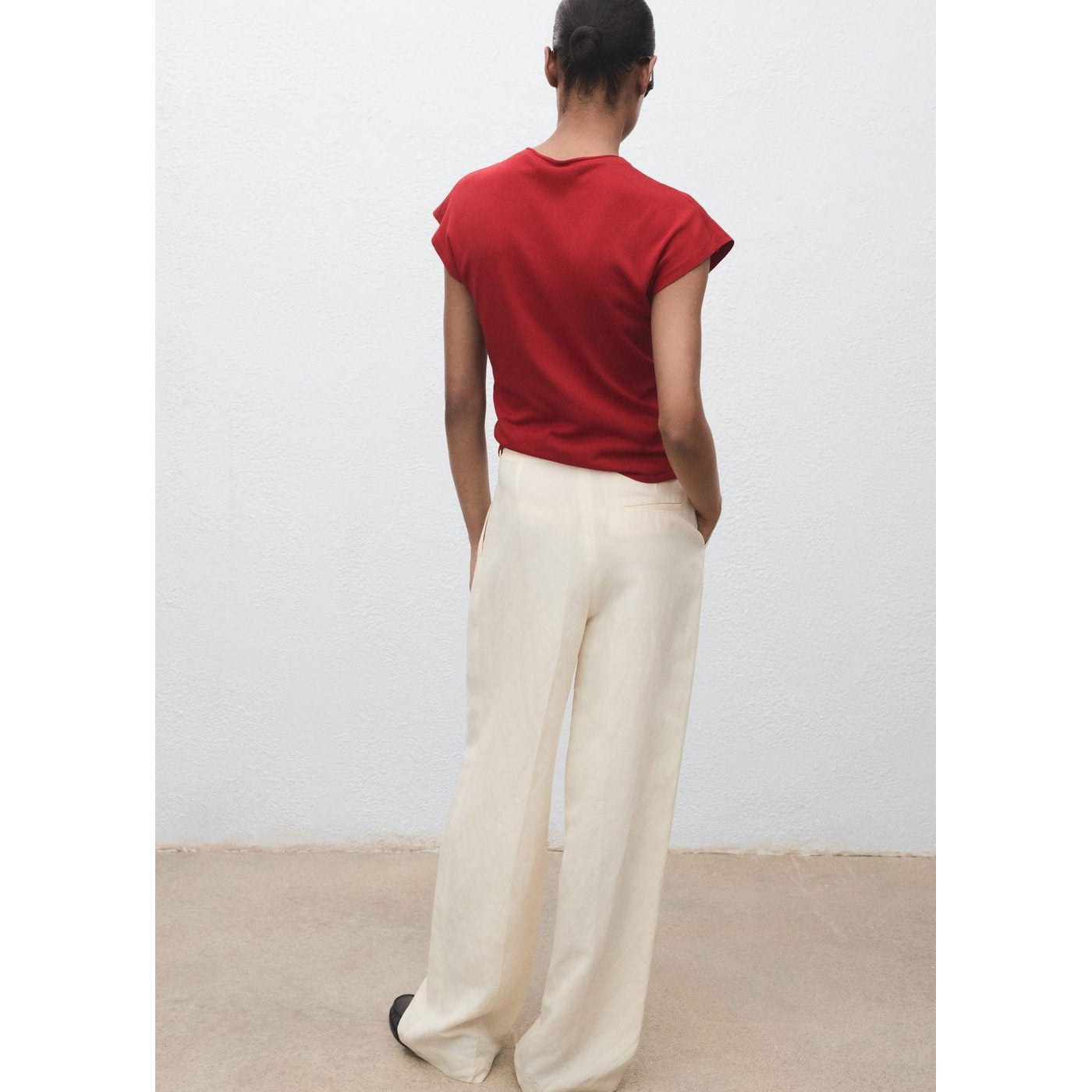Pull-Over Maille Fine Manches Courtes