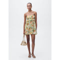Robe Courte À Fleurs Détail Volants