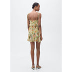 Robe Courte À Fleurs Détail Volants