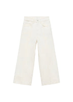 Jean Wideleg Crop Coutures
