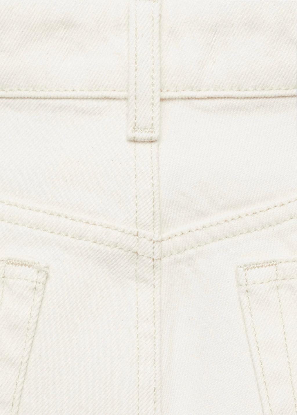 Jean Wideleg Crop Coutures
