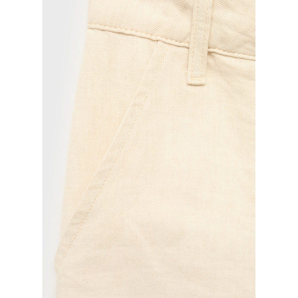 Pantalon Cargo En Lin Bas Bouffant