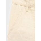 Pantalon Cargo En Lin Bas Bouffant