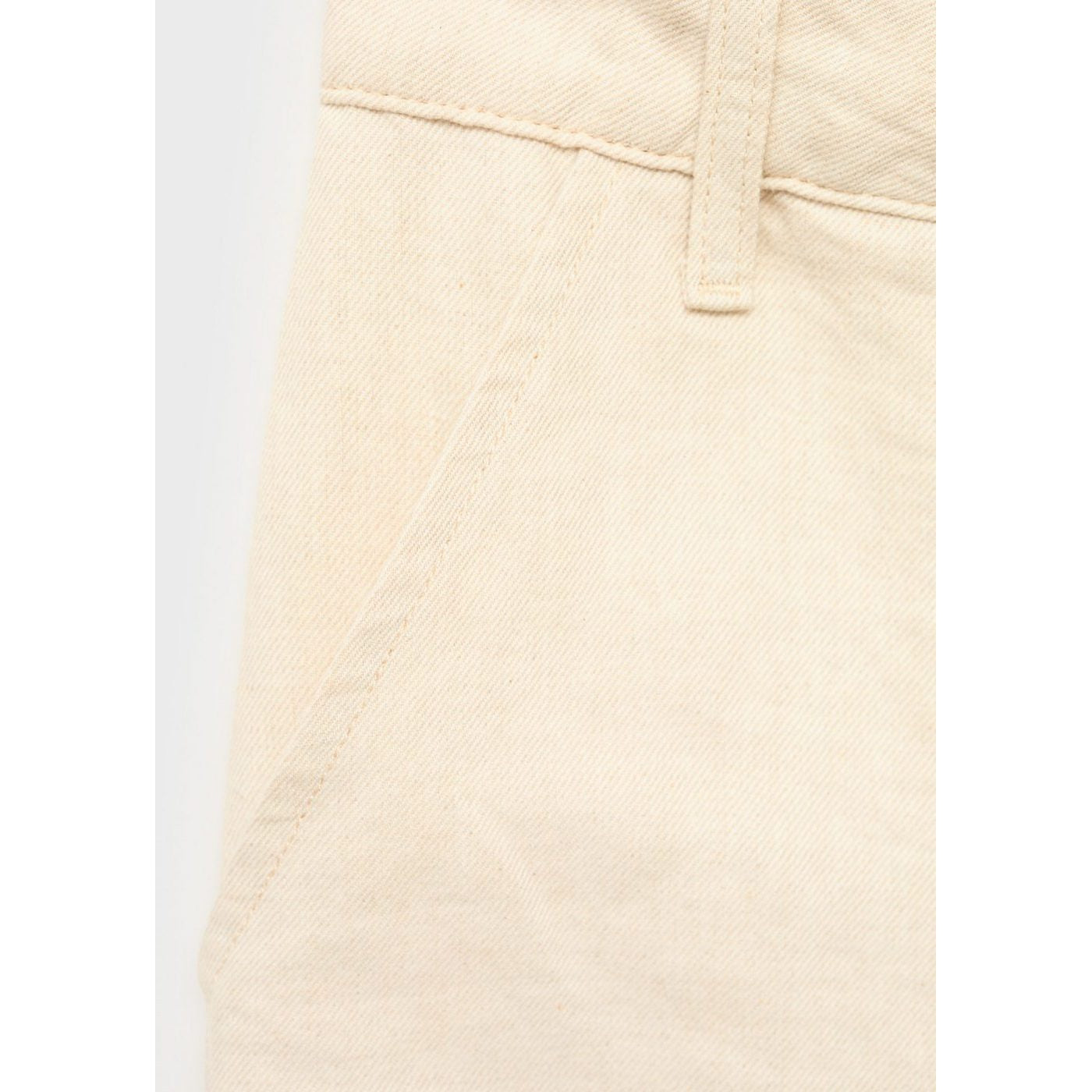 Pantalon Cargo En Lin Bas Bouffant