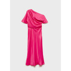 Robe Midi Asymétrique Drapée