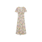 Robe En Lin À Fleurs