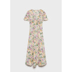Robe En Lin À Fleurs