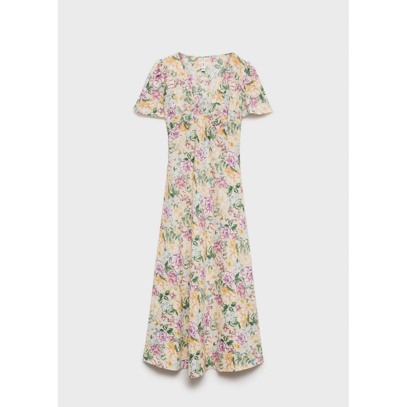 Robe En Lin À Fleurs
