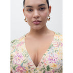 Robe En Lin À Fleurs