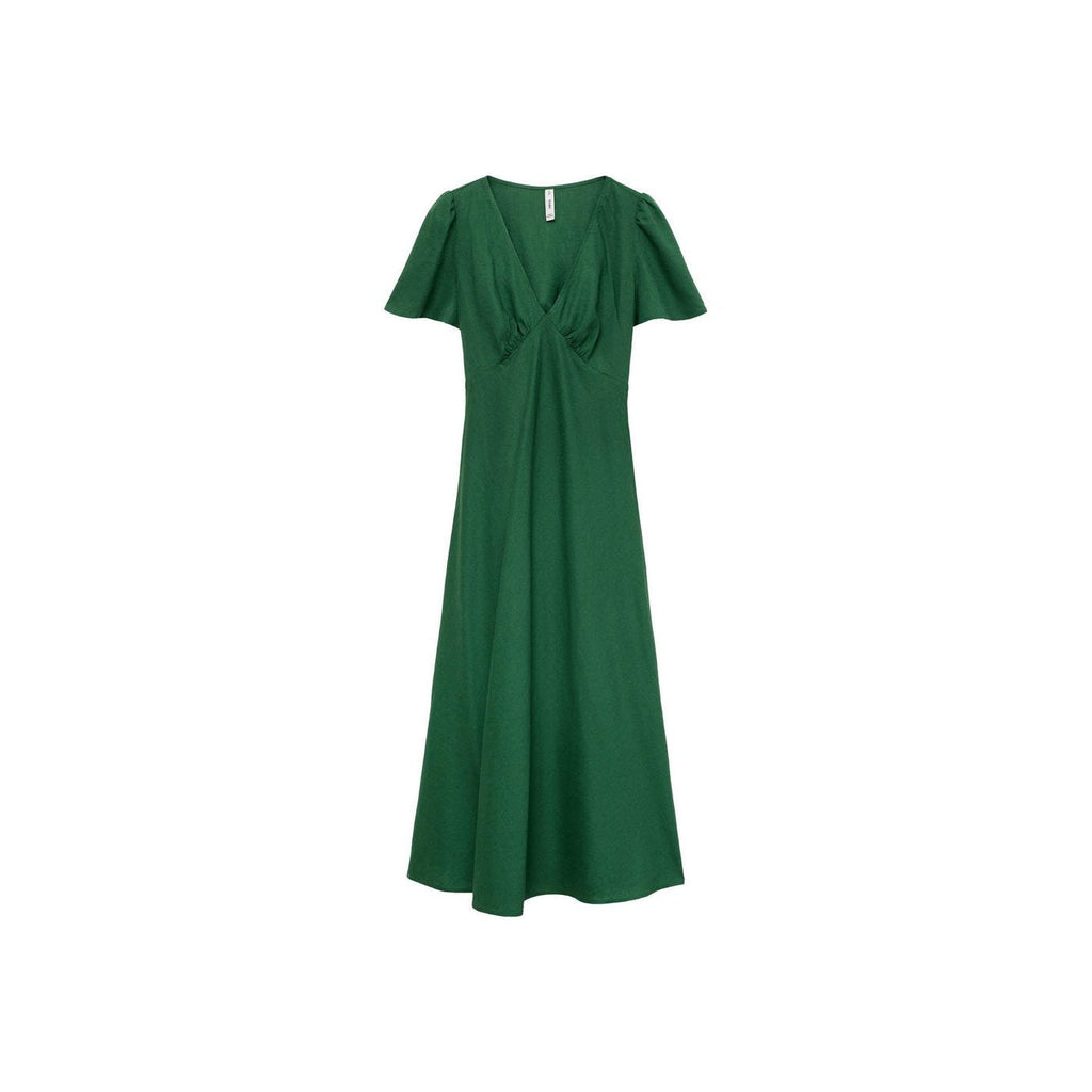 Robe En Lin À Fleurs