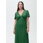 Robe En Lin À Fleurs