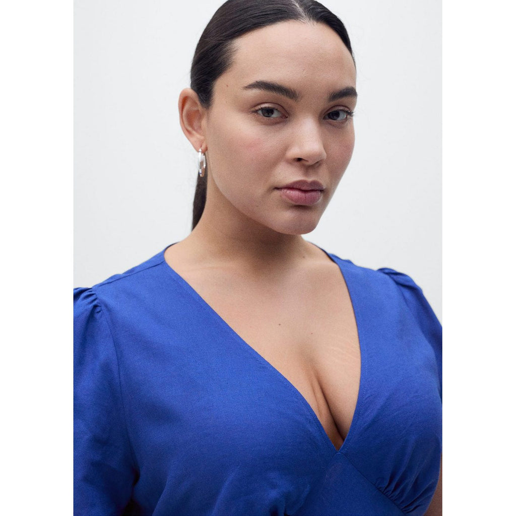Robe En Lin À Fleurs