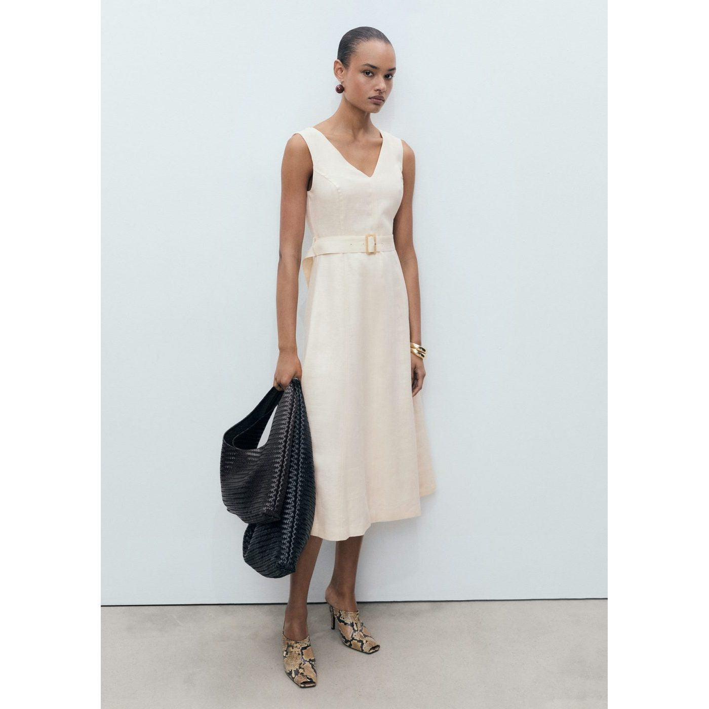 Robe Lin Ceinture