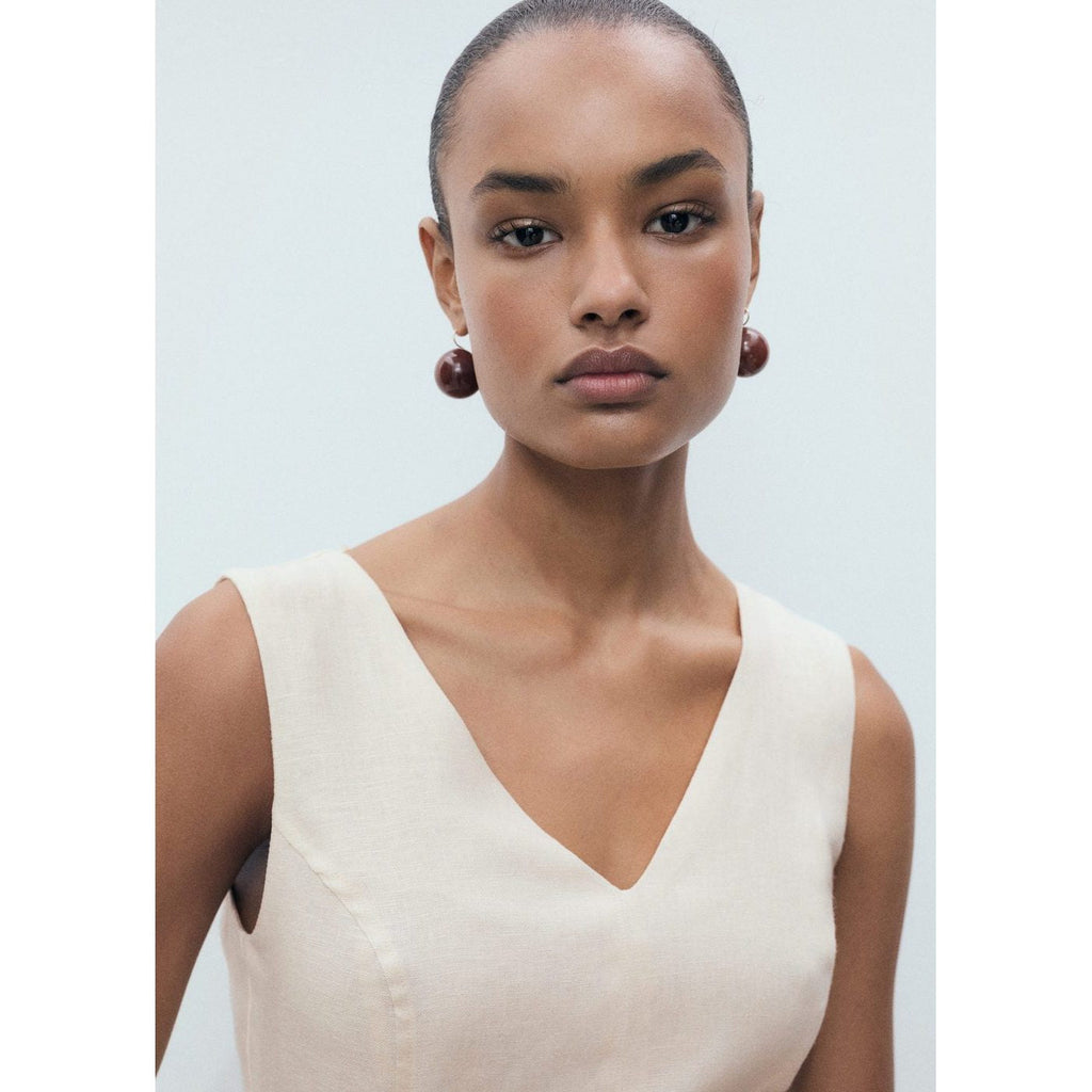 Robe Lin Ceinture