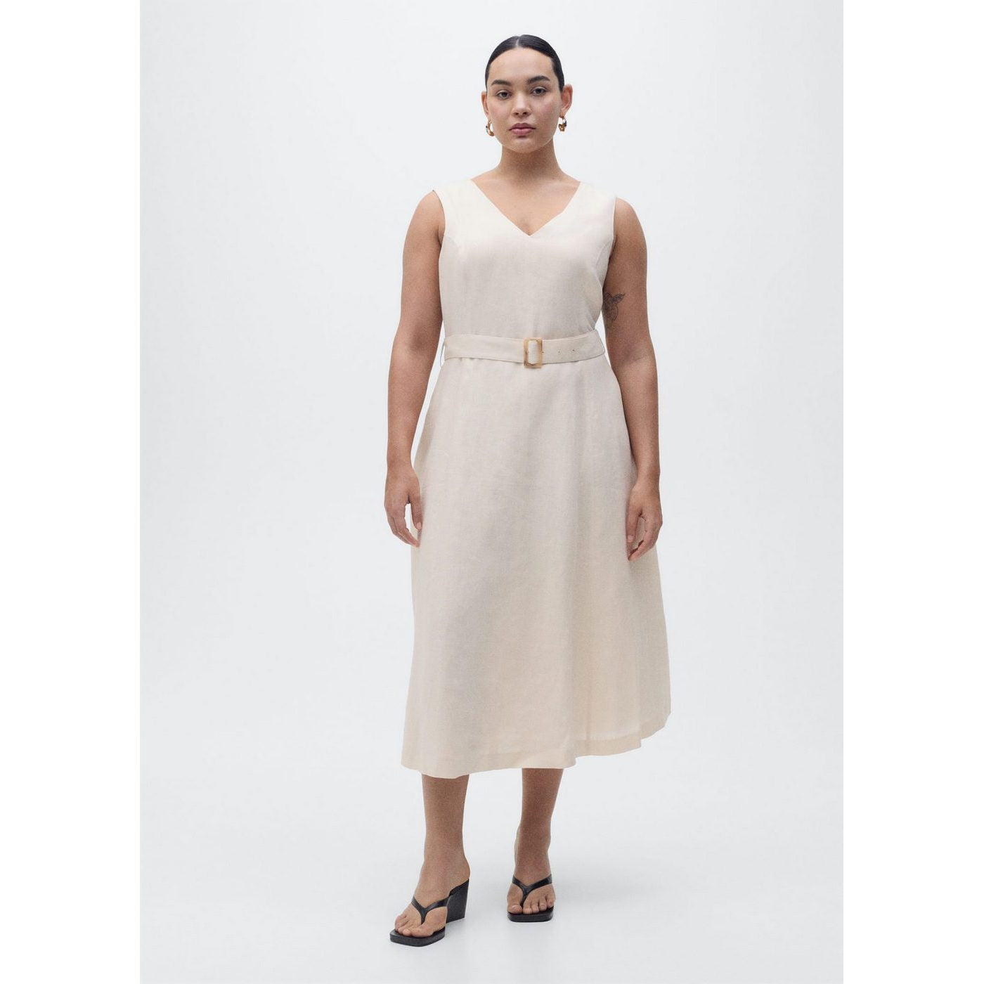 Robe Lin Ceinture