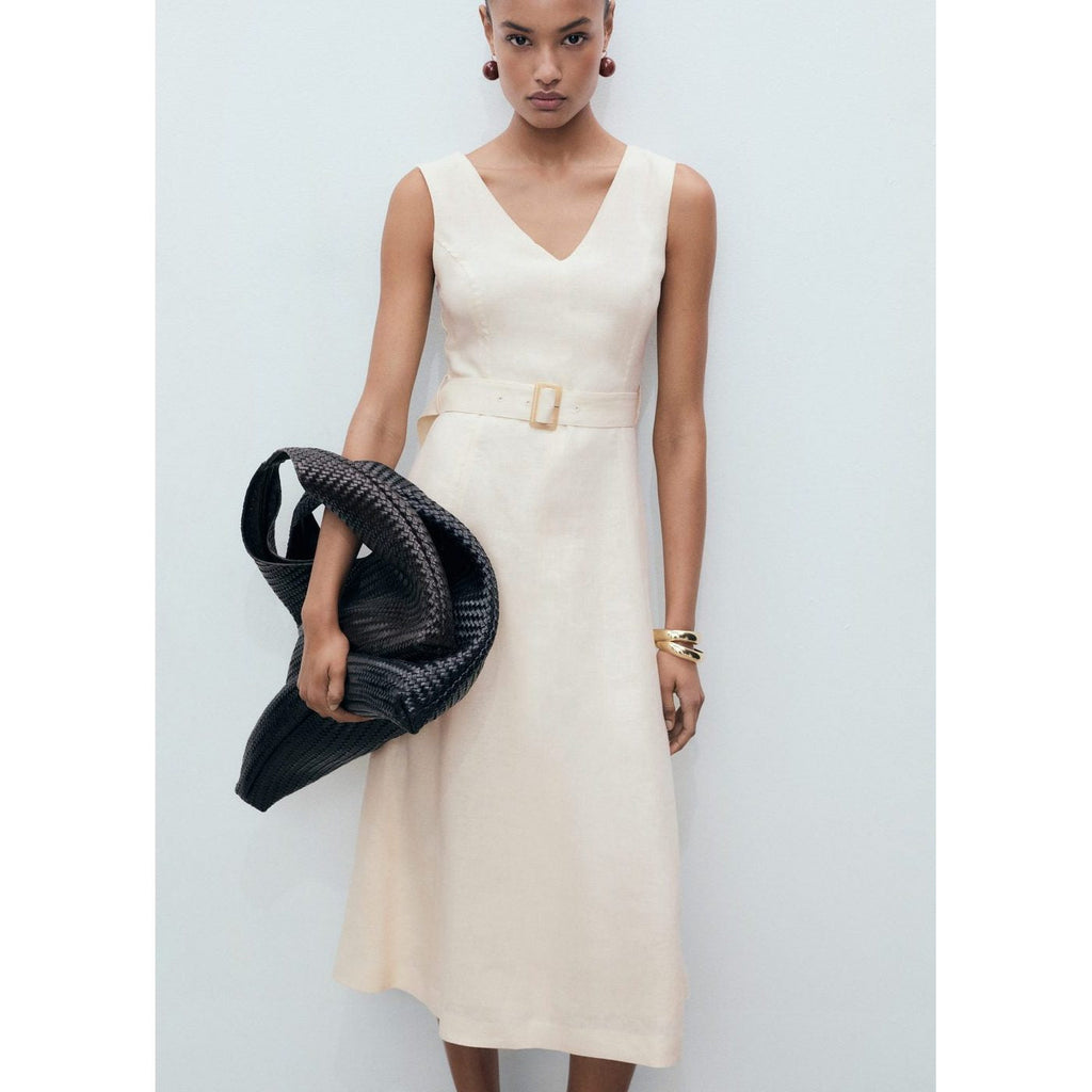 Robe Lin Ceinture