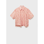 Chemise En Lyocell Broderie À Fleurs