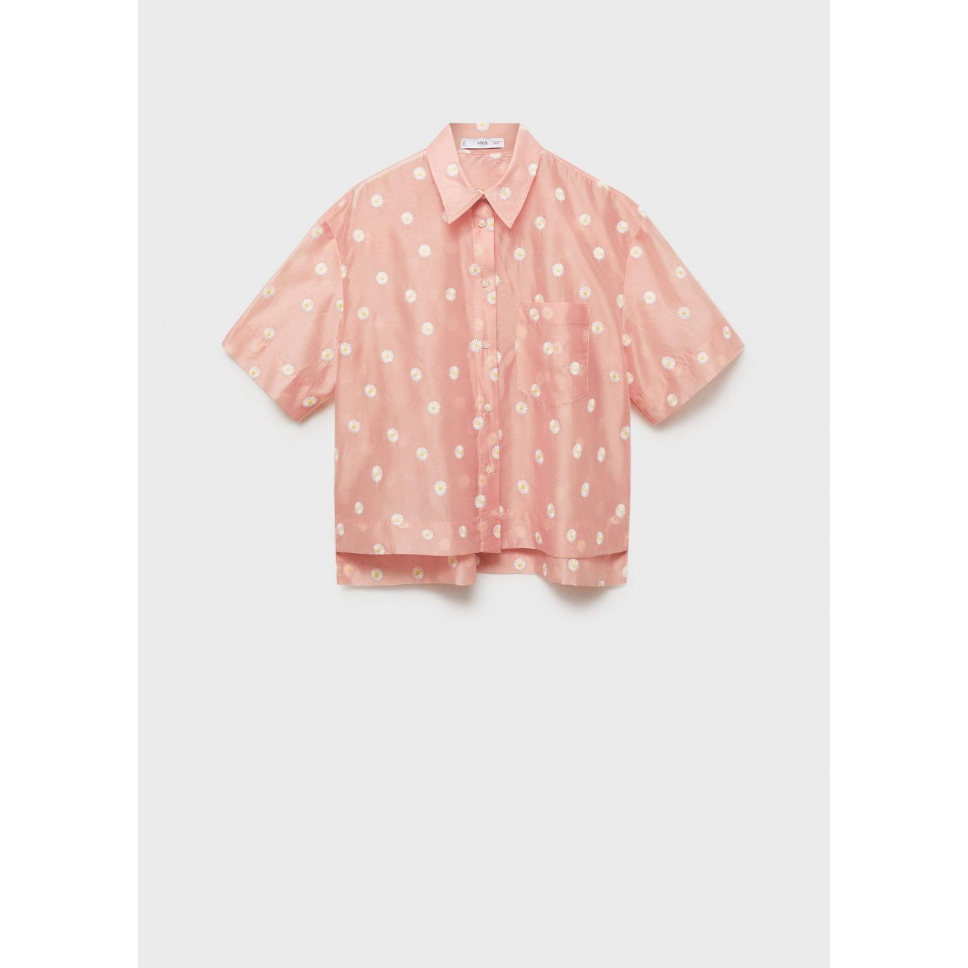 Chemise En Lyocell Broderie À Fleurs