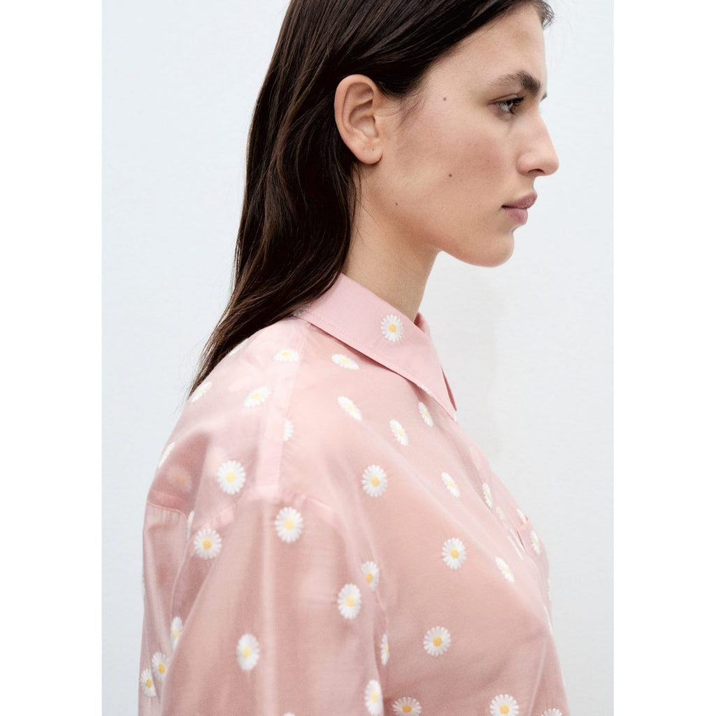 Chemise En Lyocell Broderie À Fleurs