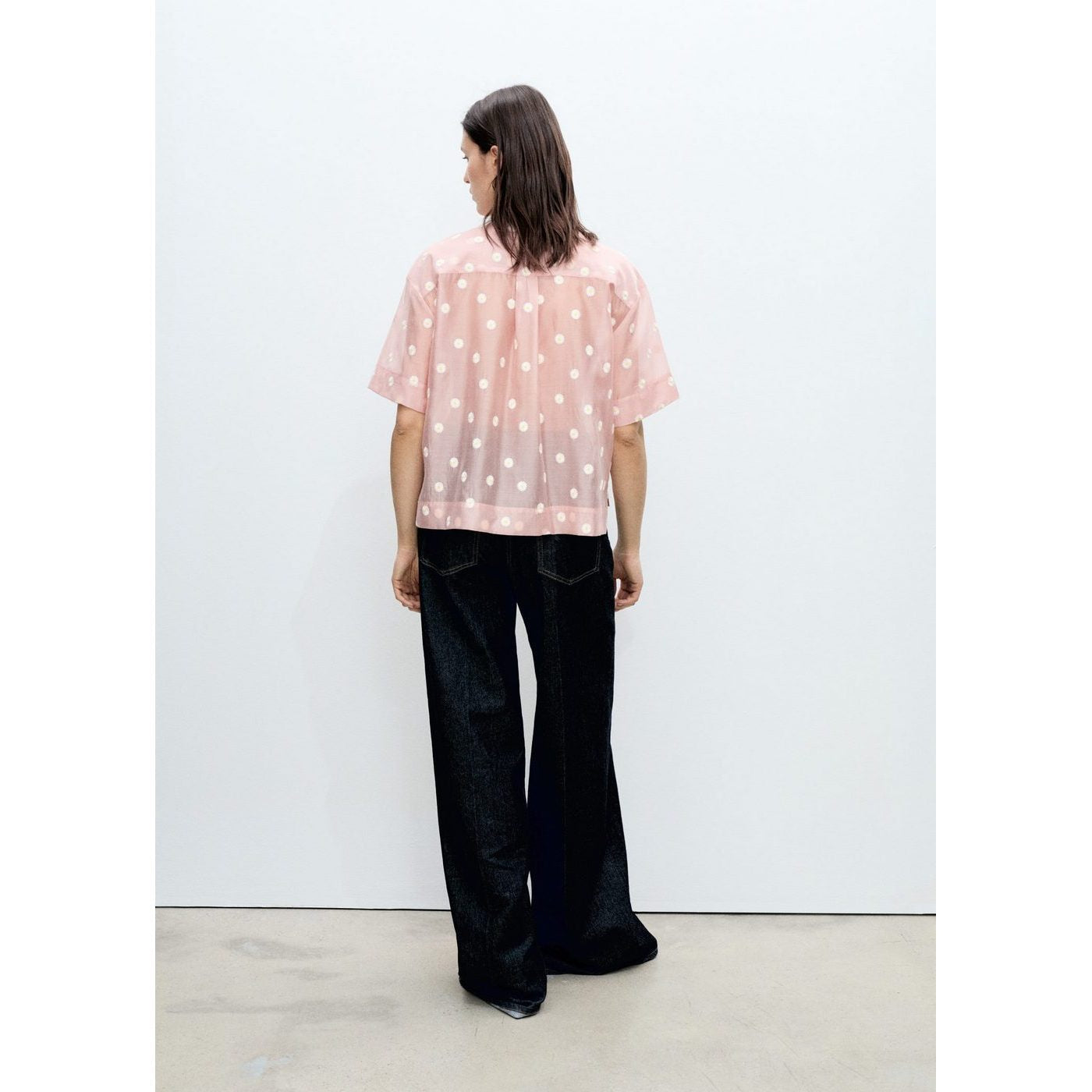 Chemise En Lyocell Broderie À Fleurs