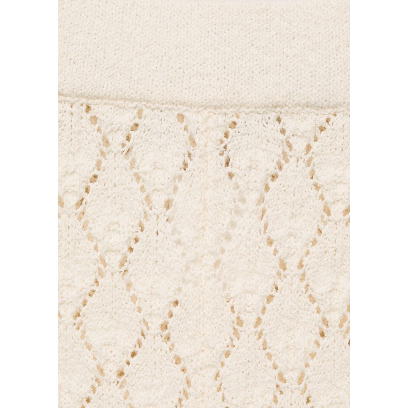 Pantalon Droit Maille Côtelée