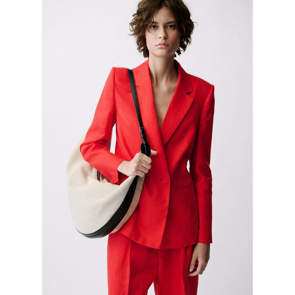 Blazer Costume Lin Double Boutonnage