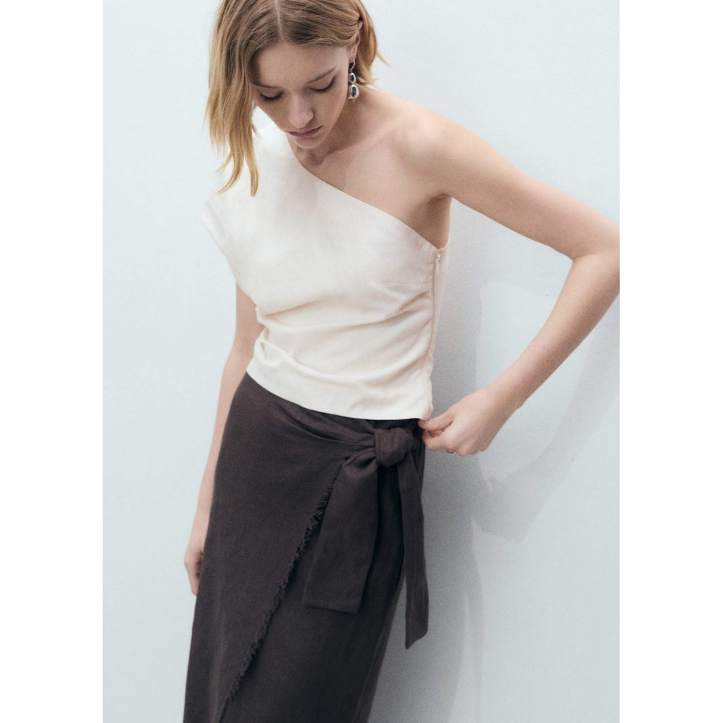 Top Asymétrique En Lin