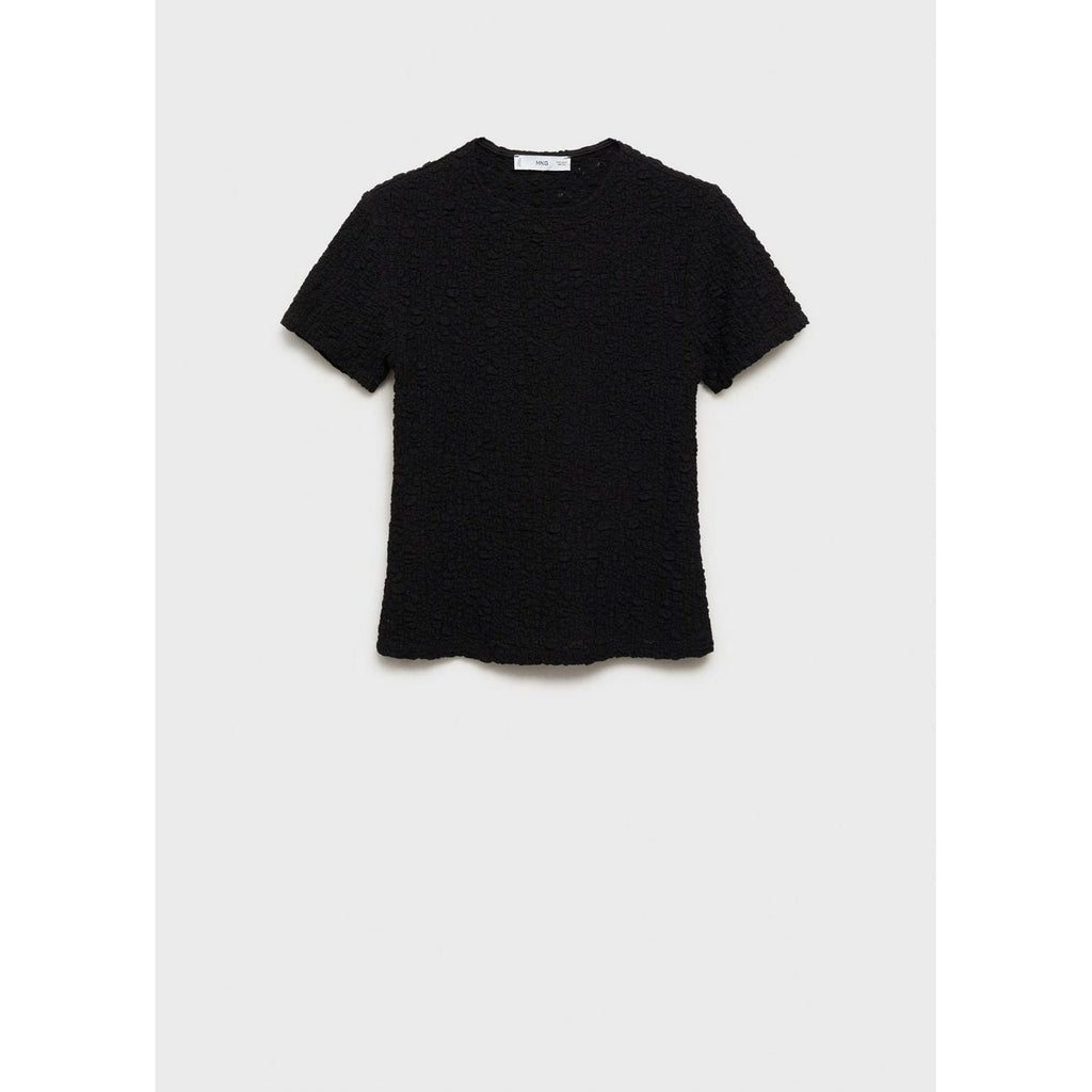 T-Shirt En Coton Mélangé Texturé