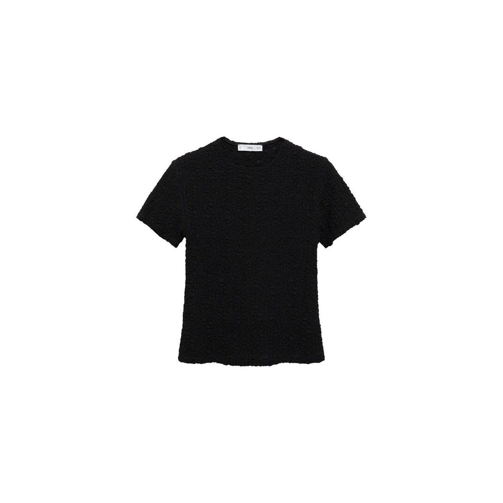 T-Shirt En Coton Mélangé Texturé