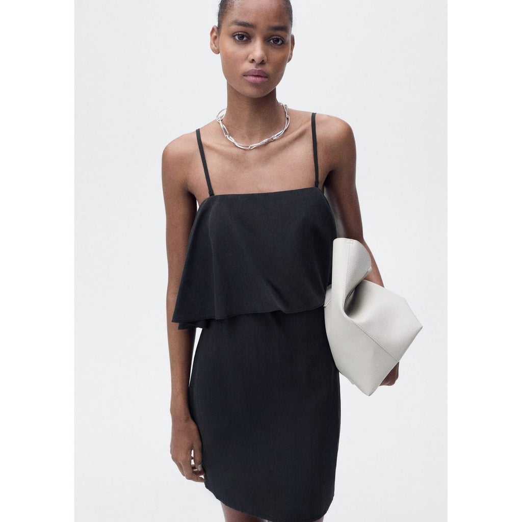 Robe Lyocell Volantée