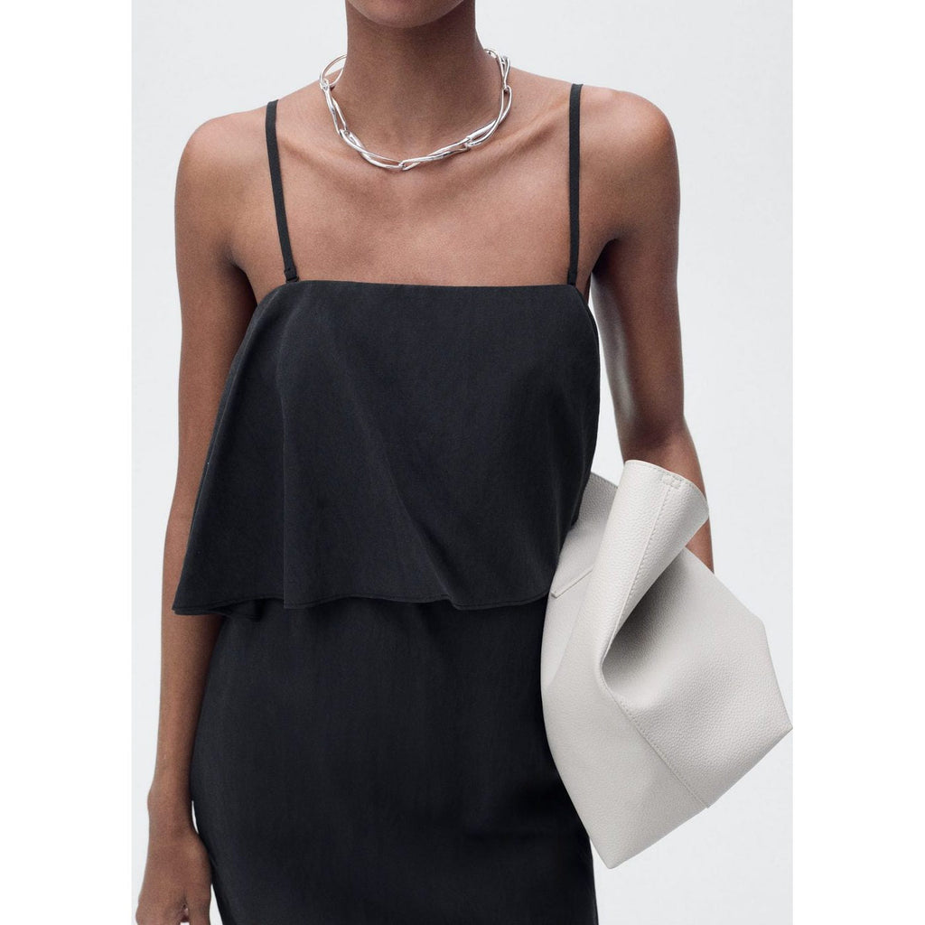 Robe Lyocell Volantée