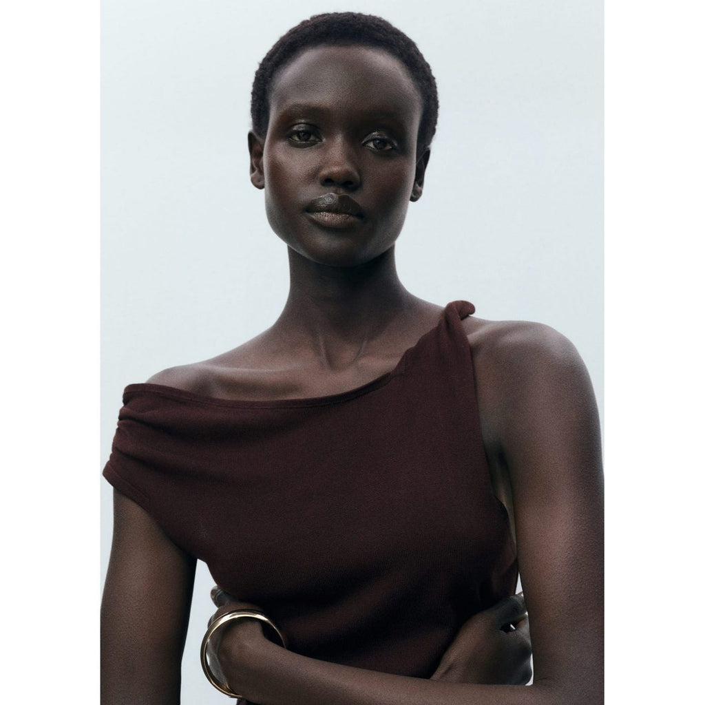 Haut Asymétrique Maille Fine