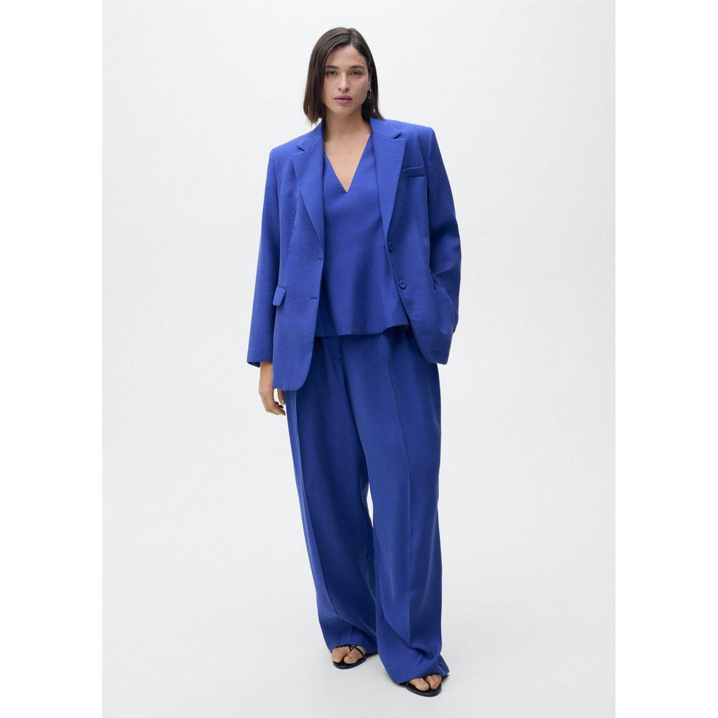 Pantalon Costume Wideleg À Pinces