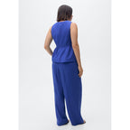 Pantalon Costume Wideleg À Pinces