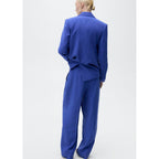 Pantalon Costume Wideleg À Pinces