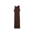 Robe Drapée Détail Métallique