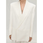 Blazer Costume Lyocell Croisé