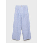 Pantalon Lin À Rayures