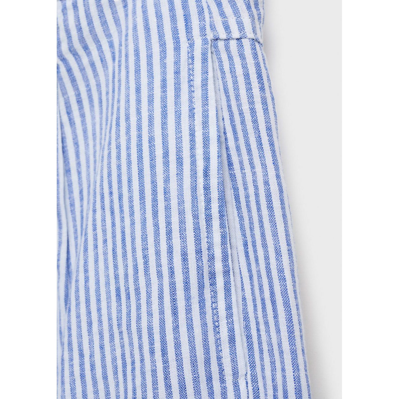 Pantalon Lin À Rayures