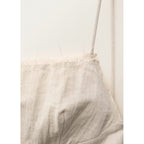Robe Coton Décolleté Effiloché
