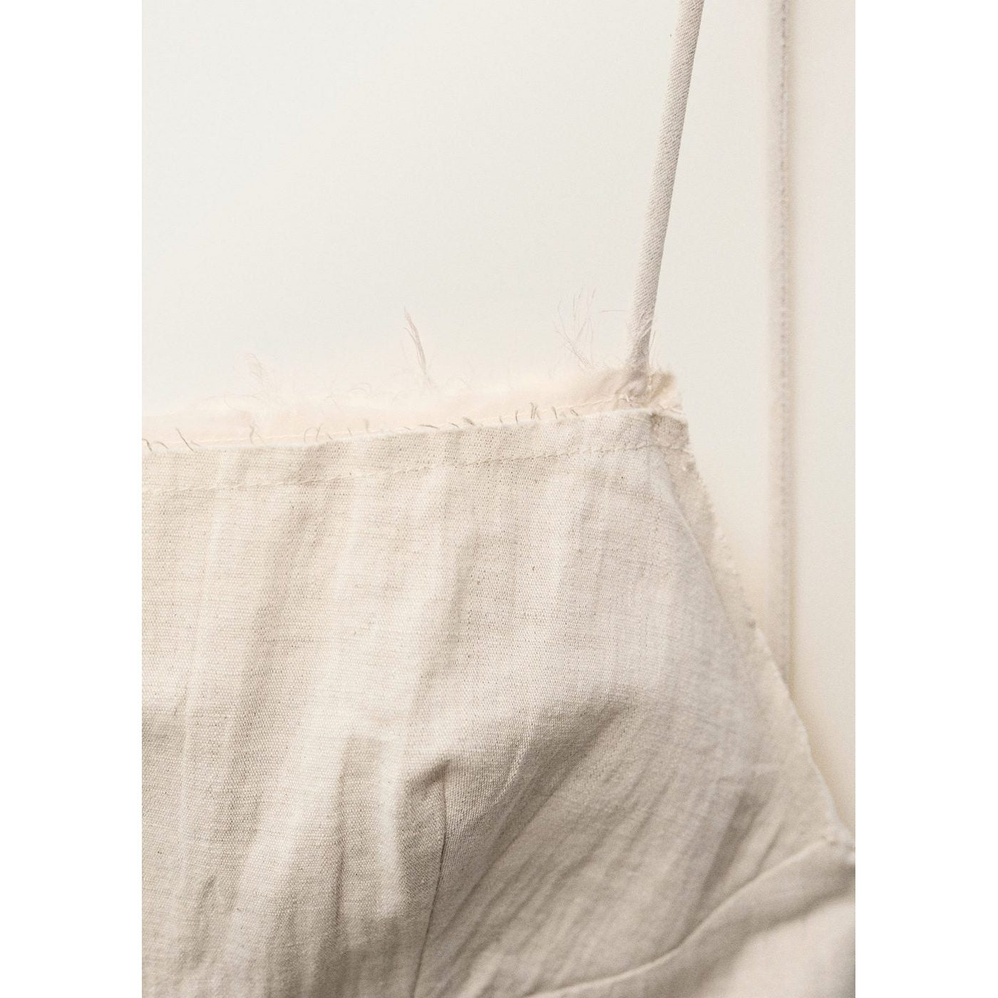 Robe Coton Décolleté Effiloché