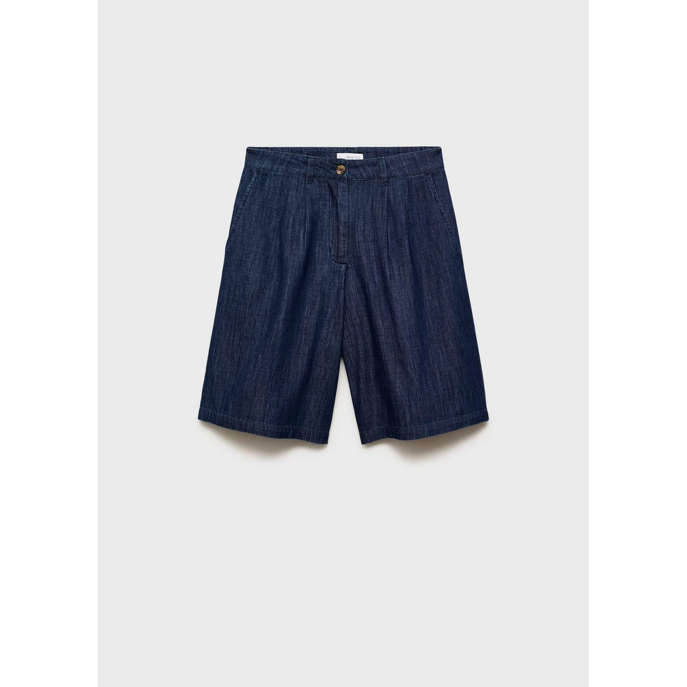 Bermuda En Jean Droit Rinse Wash