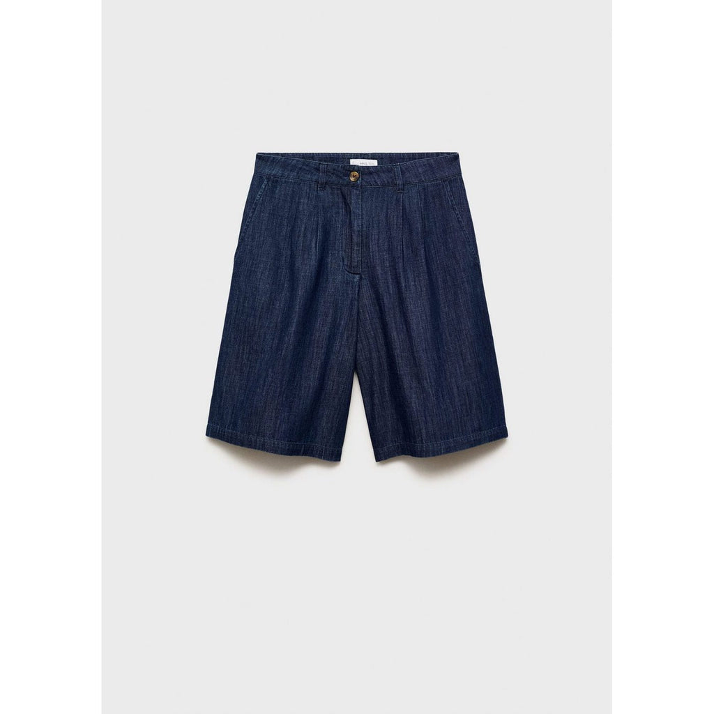 Bermuda En Jean Droit Rinse Wash