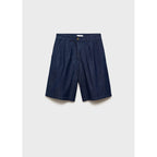 Bermuda En Jean Droit Rinse Wash